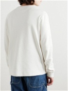 Polo Ralph Lauren - Cotton-Moleskin Henley Sweatshirt - Neutrals