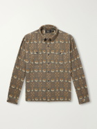 RRL - Cotton-Jacquard Shirt - Brown
