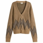 Second/Layer Men's Second Layer Chevy Cardigan in Brown/Gray