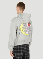 Perennial Will Sheldon Print Hooded Sweatshirt in Grey