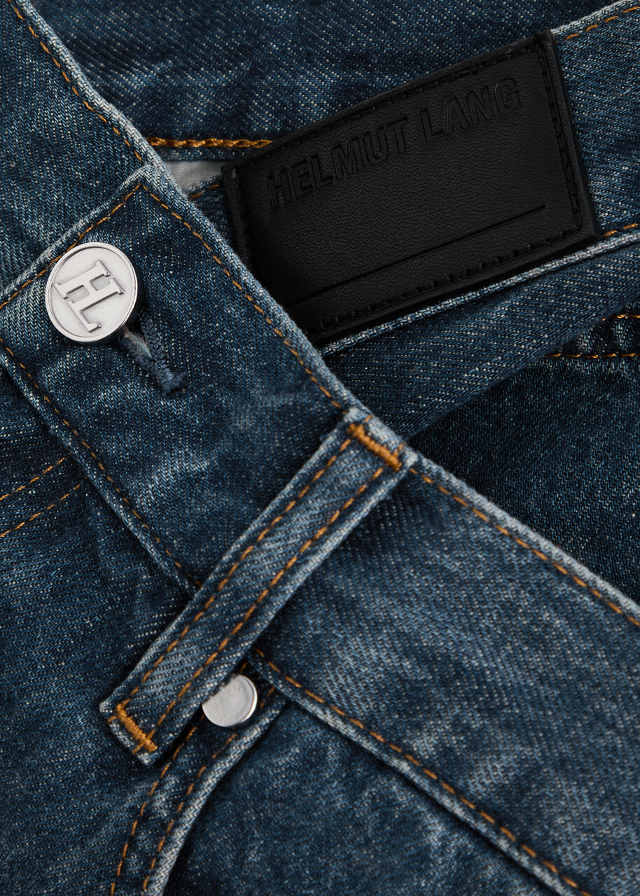 Helmut Lang Panelled Straight-leg Jeans Indigo