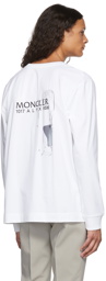 Moncler Genius 6 Moncler 1017 ALYX 9SM White Logo Long Sleeve T-Shirt