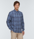 Ralph Lauren Purple Label - Checked cotton twill shirt