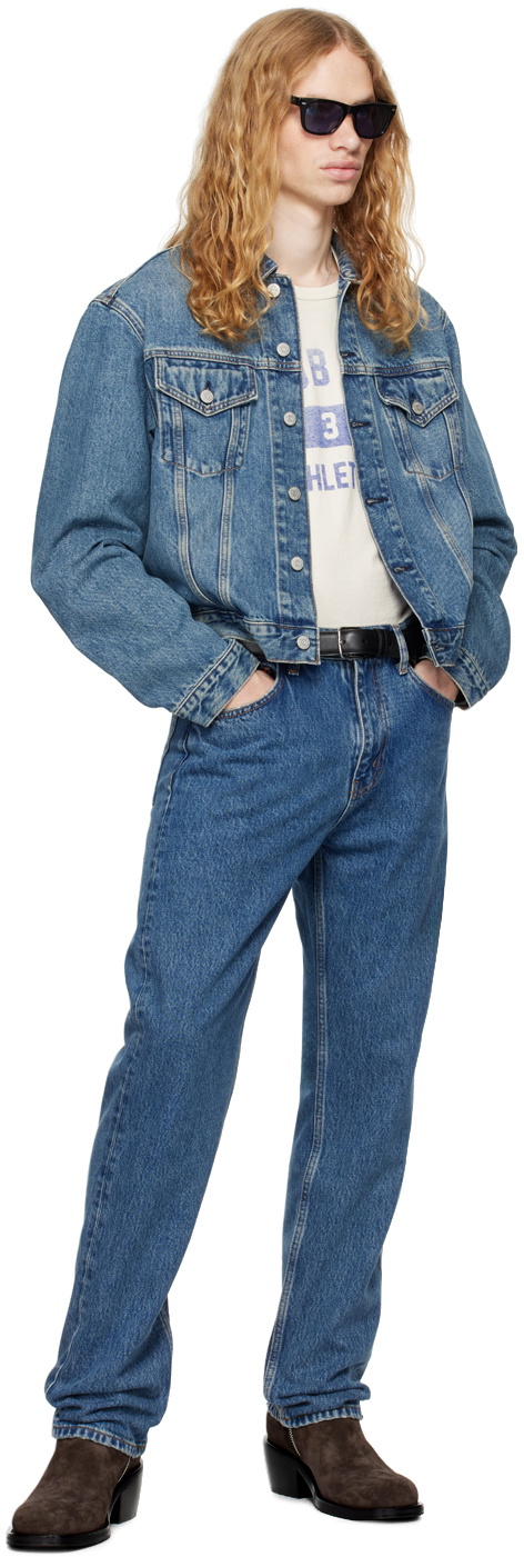 Re/Done Blue 'The Mel Trucker' Denim Jacket Re/Done