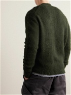 Aspesi - Brushed-Wool Cardigan - Green