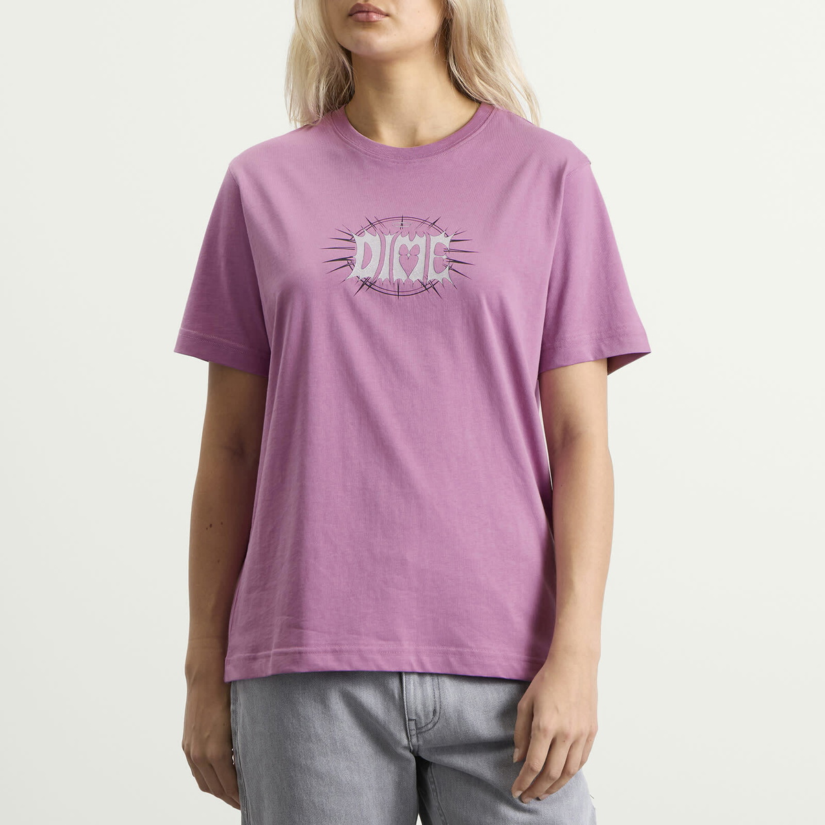 Dime Women's Holy T-Shirt in Lilac