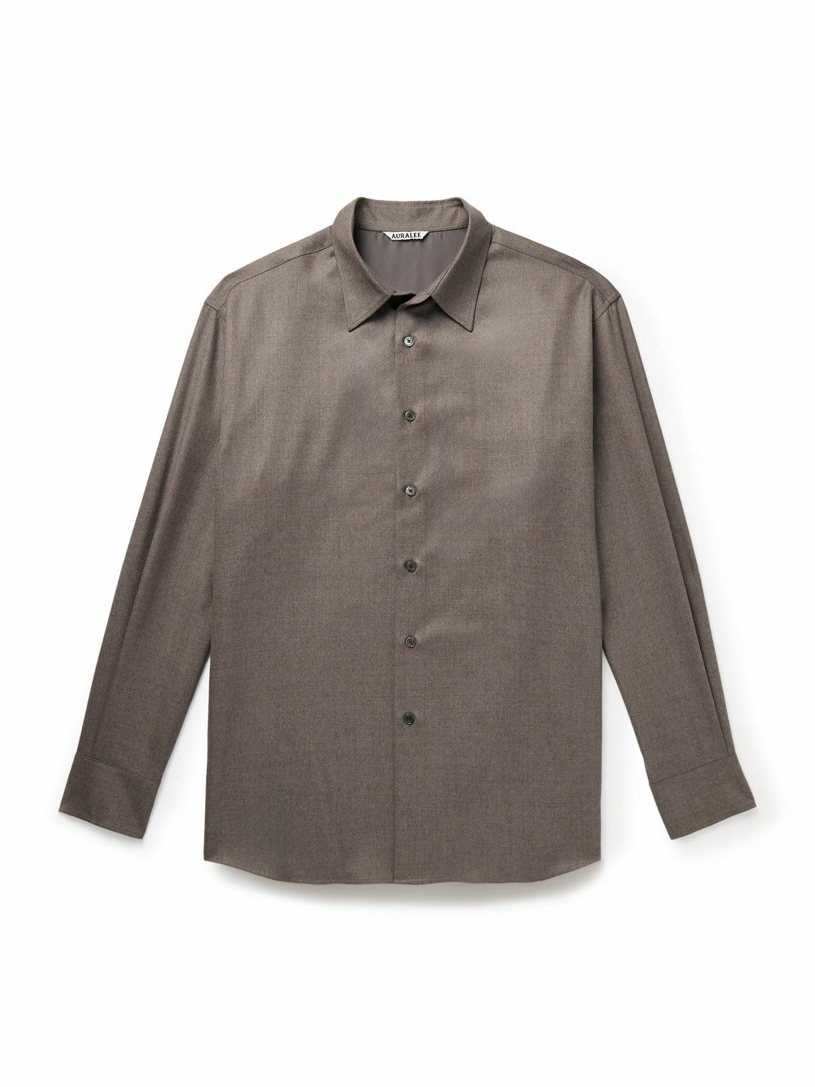 AURALEE オーラリー WOOL LINEN TWILL SHIRTS AURALEE WOOL LINEN TWILL SHIRT