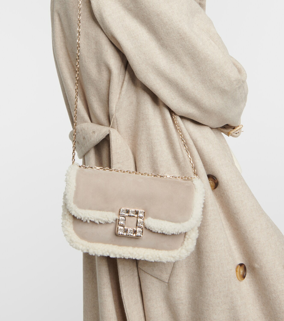 Roger Vivier Jeu de Fille suede shoulder bag Roger Vivier