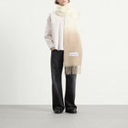Acne Studios Vally Dip Dye Scarf in Light Beige 