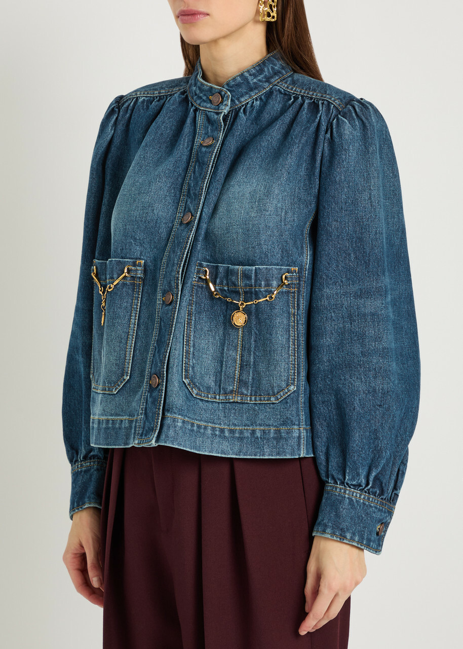 Chloe Capsule Embellished Denim Jacket