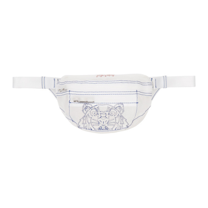 Photo: Kenzo White Mini Transparent Tiger Bum Bag