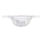 Kenzo White Mini Transparent Tiger Bum Bag