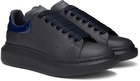 Alexander McQueen Navy Oversized Sneakers