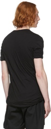 Rick Owens Black Double T-Shirt