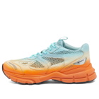 Axel Arigato Men's Marathon Runner Ombre Sneakers in Blue/Yellow/Orange