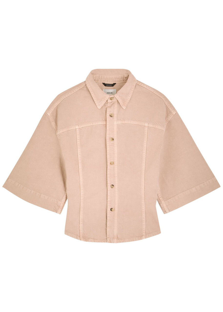 Haikure Lilas Twill 45 Denim Jacket Nude