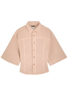 Haikure Lilas Twill 45 Denim Jacket Nude