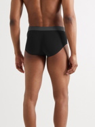 Hamilton And Hare - Five-Pack Seamless Stretch-Cotton Briefs - Black