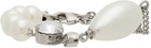 MM6 Maison Margiela Silver Pearl Bead Bracelet