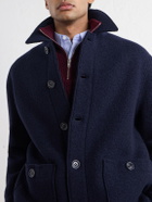 Valstar - Virgin Wool-Bouclé Jacket - Blue
