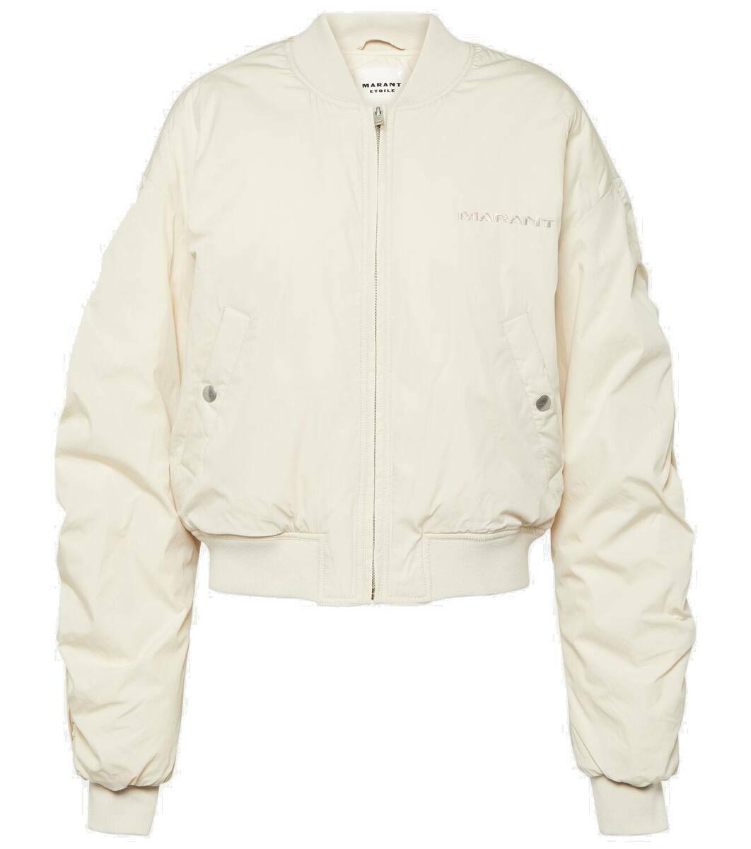 【Marant Etoile】 Bessimegaコットンブレンドボンバージャケッ Marant Etoile Bessimega cotton-blend bomber jacket Isabel