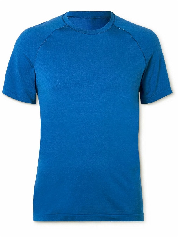 Photo: Lululemon - Metal Vent Tech Stretch-Jersey T-Shirt - Blue