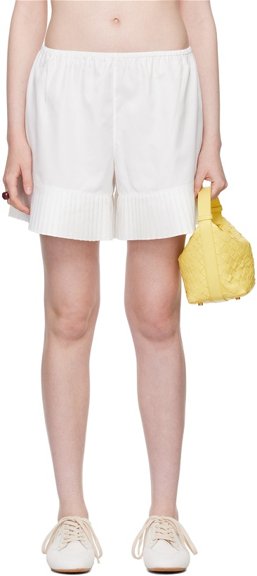 Photo: Bode White Brunch Shorts