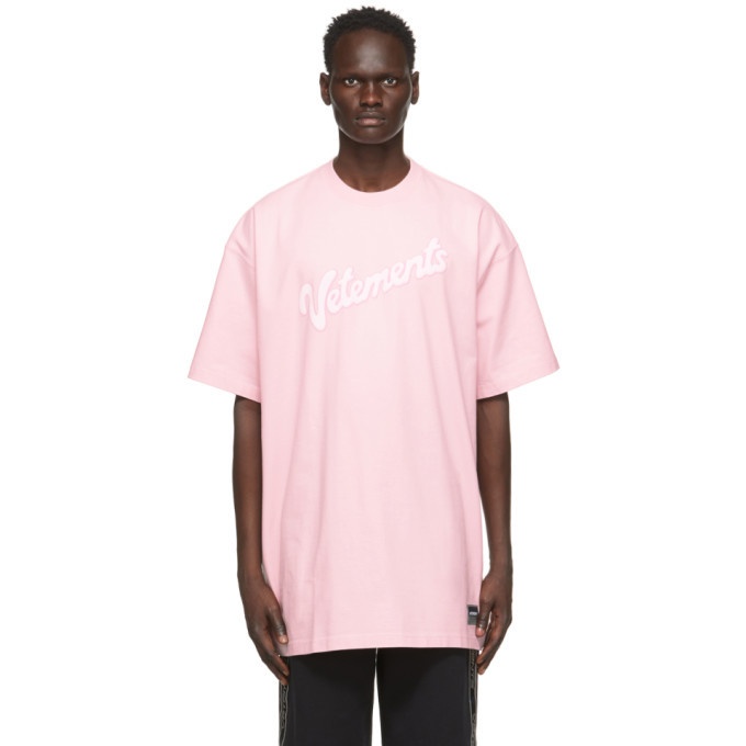 Photo: VETEMENTS Pink Sweet Logo T-Shirt