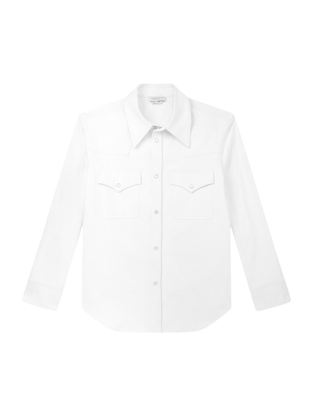 Photo: Gabriela Hearst - Richard Denim Western Shirt - White