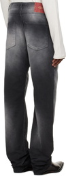 424 Black & Gray Collection Loose Fivepocket Trousers