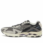 Mizuno Wave Rider 10 "Gashadokuro" Sneakers in Magnet/Opal Grey