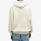 Fear of God Men's Boucle Knitted Hoodie in Lemon Cream