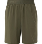 Nike Training - Flex Stretch-Shell Shorts - Green