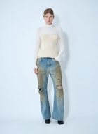 Jean Paul Gaultier Ribbed Wool Sweater
