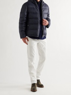 BRUNELLO CUCINELLI - Oversized Quilted Shell Down Hooded Jacket - Blue