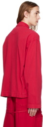 Jacquemus Red Le Chouchou 'La Chemise de Nîmes' Shirt