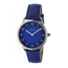 Bertha Abby Blue Dial Blue Leasther Ladies Watch BR6805