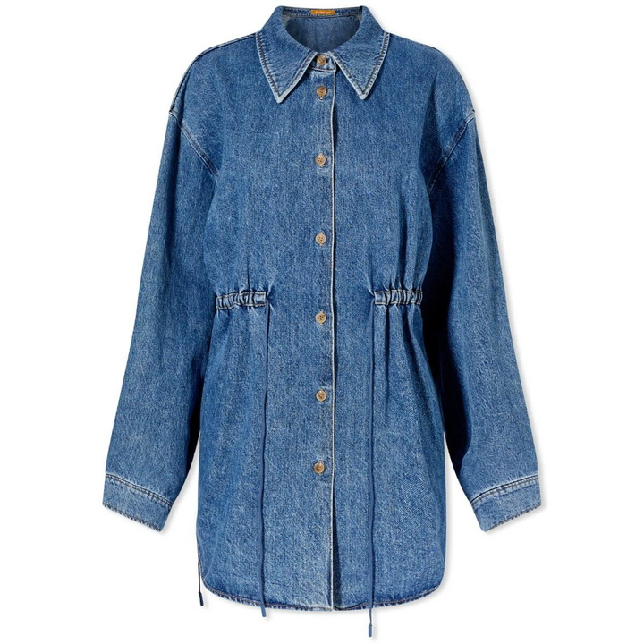 Photo: Rejina Pyo Women's Jolene Denim Shirt Jacket in Washed Blue