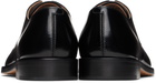 Bottega Veneta Black Comma Lace-Up Derbys