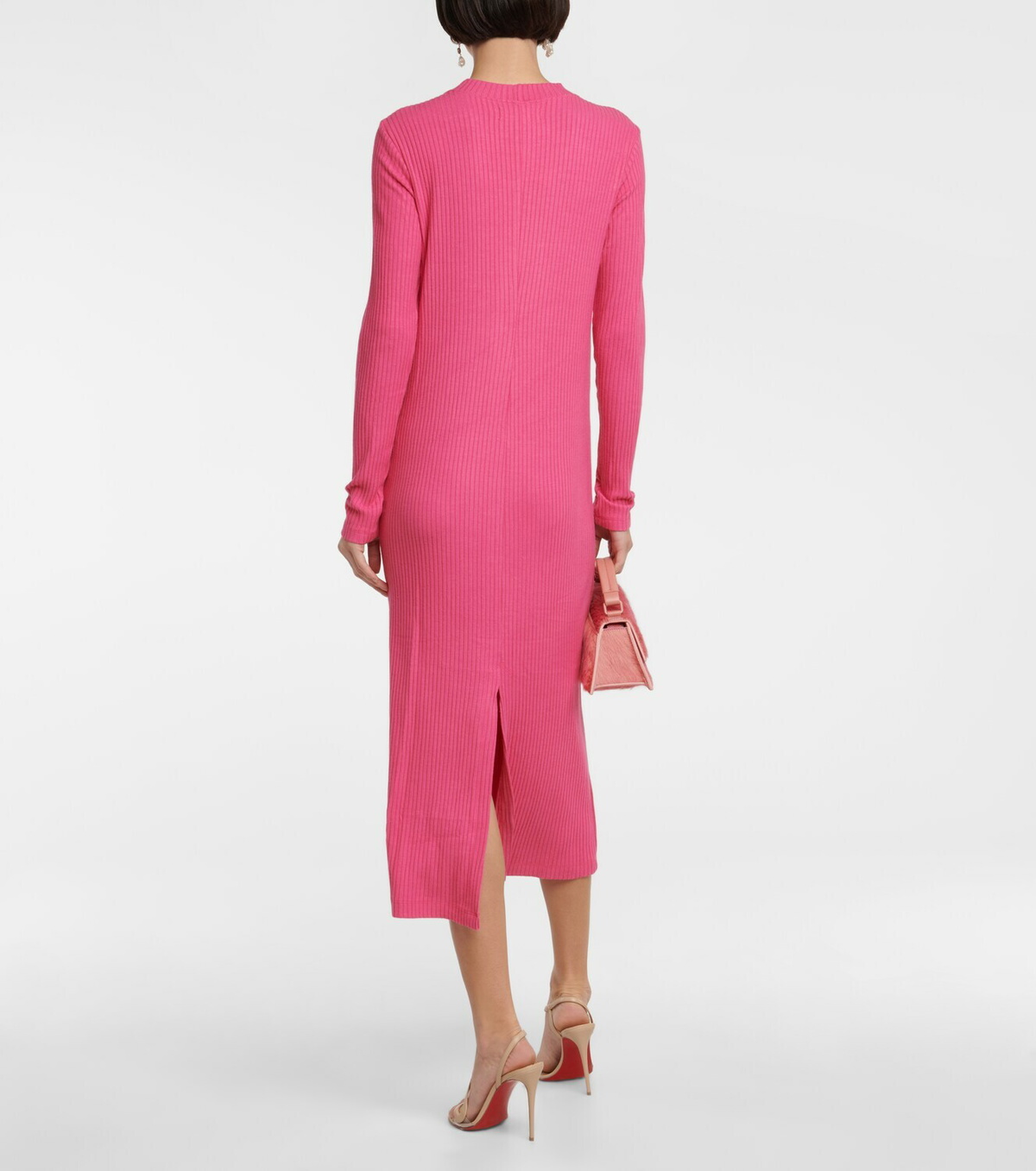 Velvet - Ember ribbed-knit midi dress