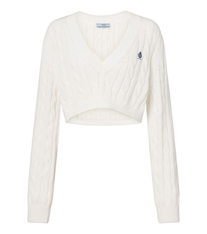 Photo: Prada Cable-knit cotton sweater