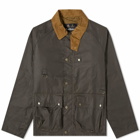 Barbour Men's Utility Spey Wax Jacket in Olive