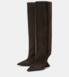 The Attico Cheope suede knee-high boots