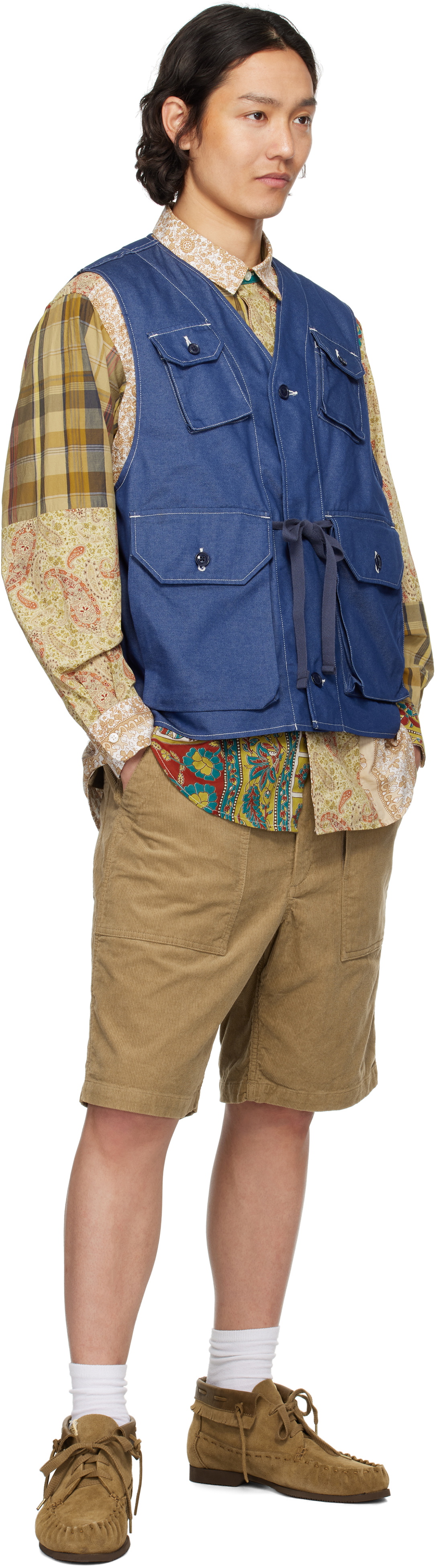 Engineered Garments Khaki Fatigue Shorts