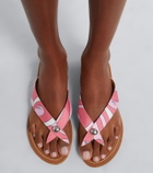 Pucci Marmo thong sandals