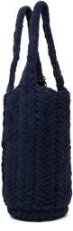 JW Anderson Navy Knitted Shopper Bag