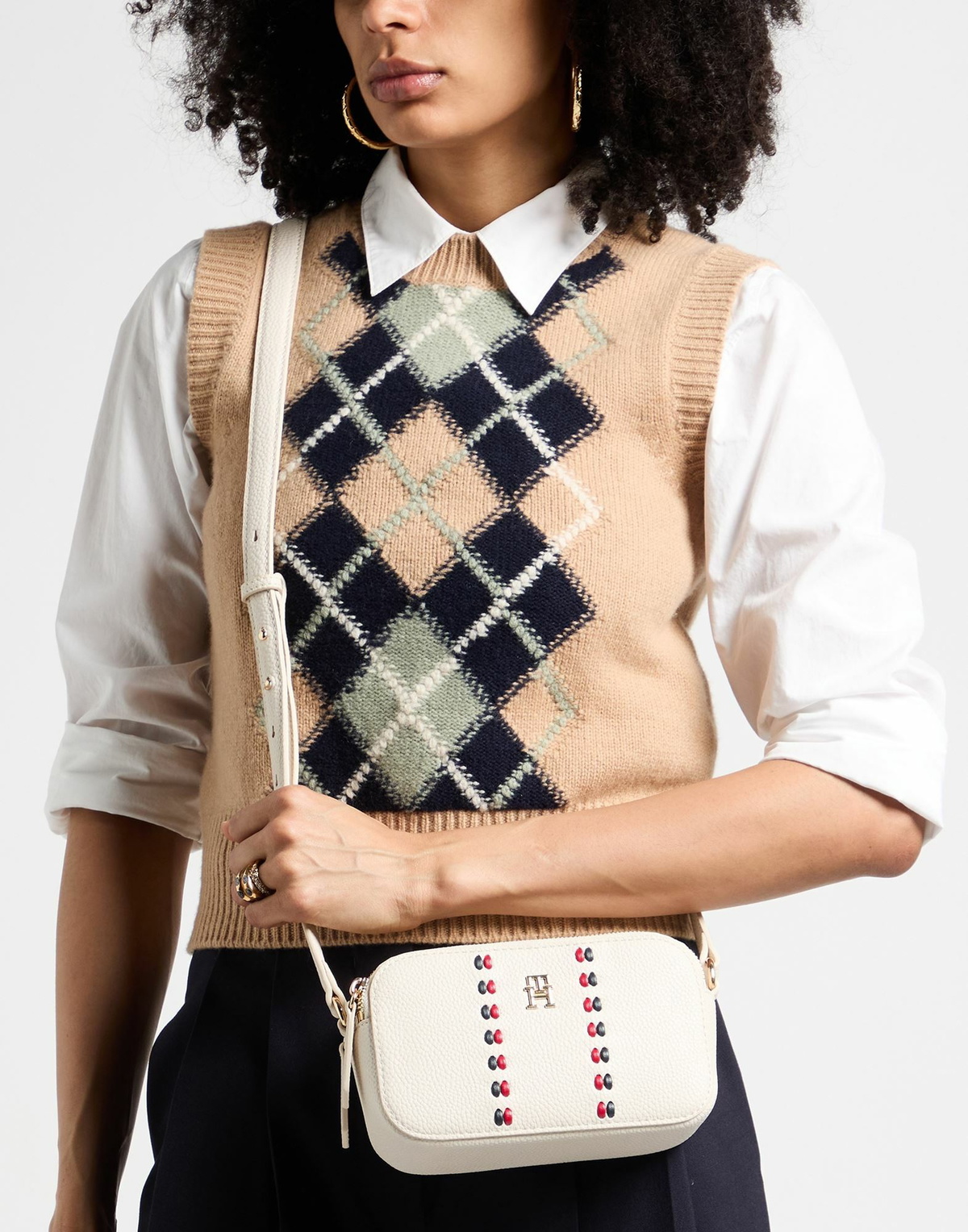 Tommy Hilfiger Womens Cross-body bag Ivory