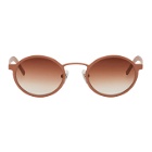BLYSZAK Pink Signature Oval Sunglasses