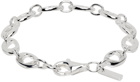 Hatton Labs Silver Heart Mariner Bracelet