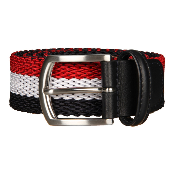 Photo: Woven Belt - Navy/Red/White